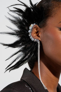 Fierce Feather Diva Ear Cuff