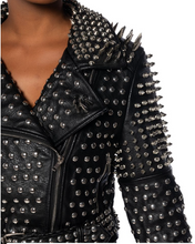 Load image into Gallery viewer, Diva Rockstar Moto Jacket
